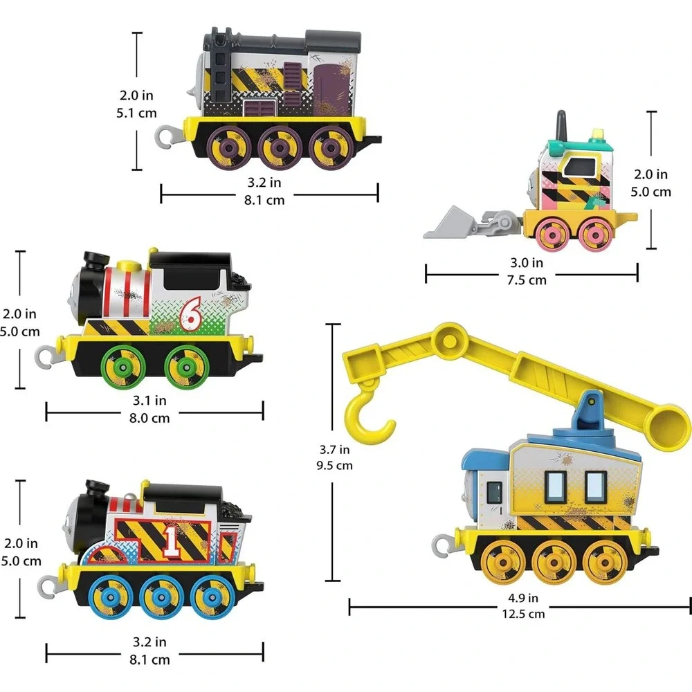 Fisher Price Thomas Friends Metal Collection 5 Piece Train Set Toy For Kids